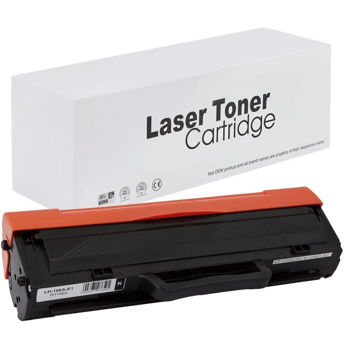 Συμβατό Toner HP W1106/106A/107A Black 1k