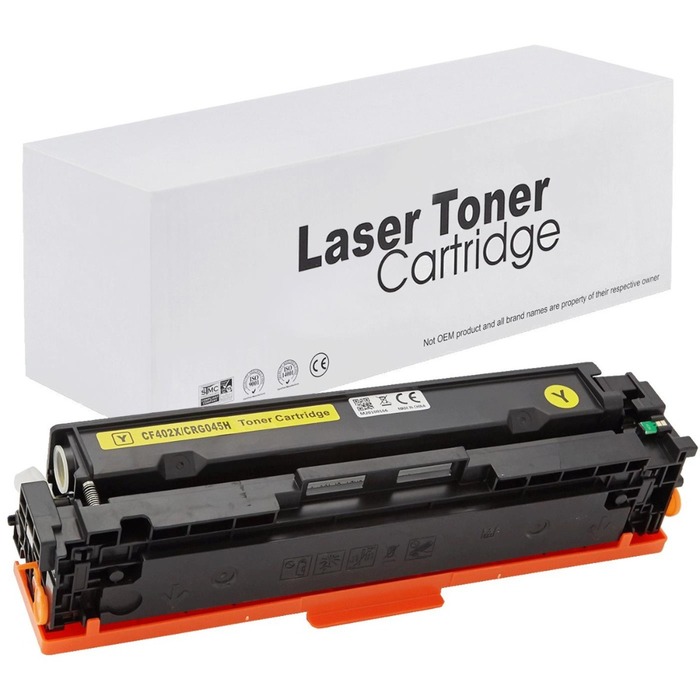 Συμβατό Toner HP CF402X Yellow / Canon CRG 045 2.3k