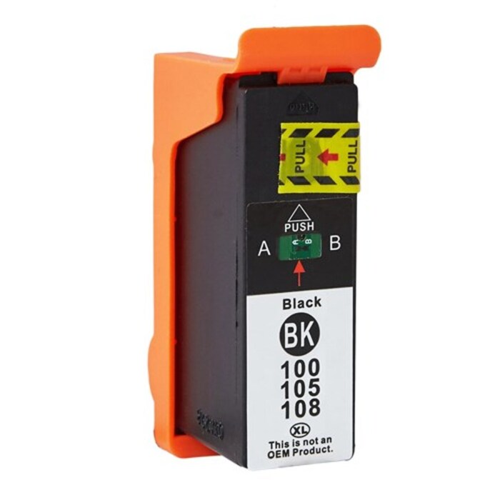 Συμβατό Μελάνι Lexmark 100XL Black