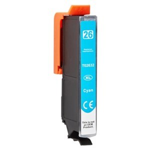 Συμβατό Μελάνι Epson T2632XL Cyan